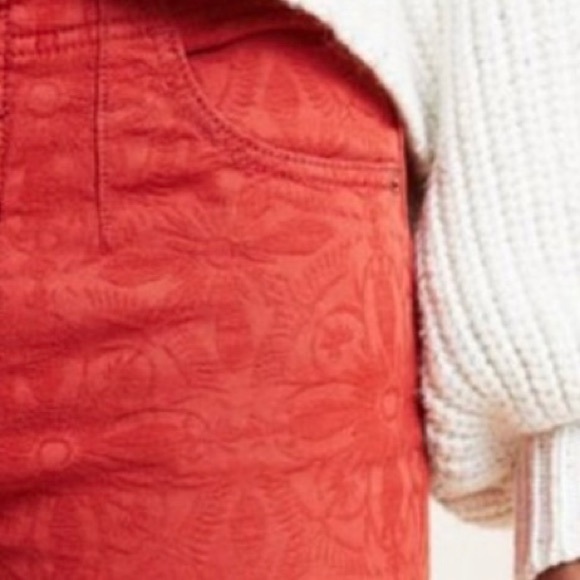 ANTHROPOLOGIE. Pilcro Jacqard  Skinny Jeans - Picture 2 of 8